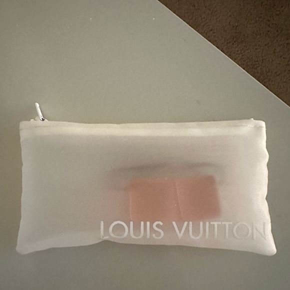 LOUIS VUITTON RARE VINTAGE HAIR TIE PONYTAIL HOLDER PINKISH - Picture 3 of 6